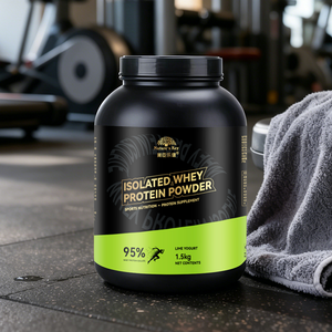 Isolat de protéines de lactosérum en poudre avec poudre de lait fermenté, vitamines, zinc, marque privée, OEM, sport - Product Image 2