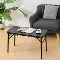 Table de camping pliante en aluminium légère, design rectangulaire moderne, mobilier d'extérieur portable avec rangement – Offre spéciale