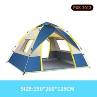 Tente de camping pop-up imperméable Oxford pour 4 à 6 personnes, avec ouverture automatique rapide, plusieurs options de couleurs