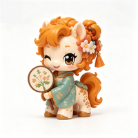 Figurine de Cheval en PVC Personnalisable et Amusante, Style Ancien, Boîte Mystère 9cm, Jouet Promotionnel, Figurine de Collection Designer, Cadeau, Jouet d'Art, Collections
