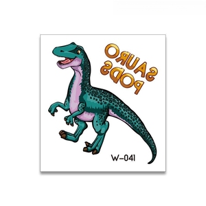 Kids <strong>Dinosaur</strong> Temporary <strong>Tattoo</strong> Sticker Waterproof Safety Eco-friendly Water Transfer Temporary <strong>Tattoo</strong> - Product Image 4