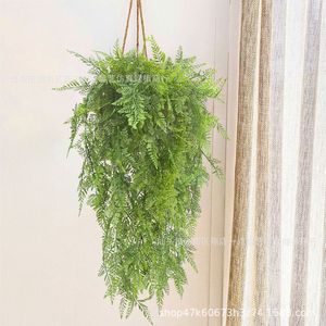 Hiedras Artificiales Colgantes de 80cm, Decoración de Plástico para Pared y Techo, Accesorios para Bodas y Hogar - Product Image 1