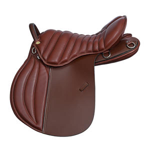 Silla de Montar Inglesa de Cuero Premium Multiusos, con Armazón de Madera para Salto, Asiento Profundo, Cantle Alto, Ajustable, para Equitación - Product Image 4