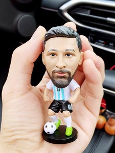 Adorno de Coche de Fútbol, Muñeco de PVC con Cabeza Móvil de Cristiano Ronaldo con Diseños de Yamal, Sun Xing Min y Harland - Product Image 3