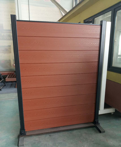 Panneau de clôture en WPC Installation facile Clôture de jardin extérieure <span class=keywords><strong>poteau</strong></span> en <span class=keywords><strong>aluminium</strong></span> pour porte en wpc - Product Image 6