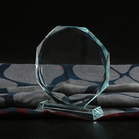 Trophée personnalisé HDW en cristal avec gravure laser, plaque vierge en verre K9 pour événements d'entreprise, vente en gros, artisanat