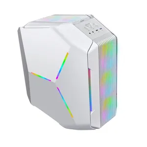 Nouvel arrivage en usine de étuis d'ordinateur pour pc personnalisés et tours de gaming atx étui blanc pour pc