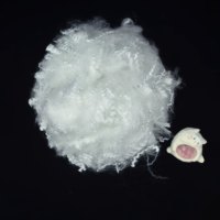 Fibre de polyester en copeaux LMF recyclée 4D 51mm, colorée beige, marron, noir, blanc, Bico Low Melt Fiber