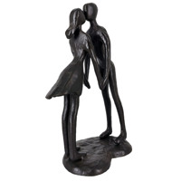 Figurine de couple en fonte faite à la main, mains jointes, abstraite, romantique, ornement d'art de bureau, décoration d'intérieur, mariage, vente en gros