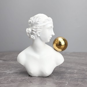 Figurine en résine Vénus portant un globe, style européen, sculpture artistique pour <span class=keywords><strong>la</strong></span> <span class=keywords><strong>d</strong></span>écoration intérieure et commerciale, cadeau <span class=keywords><strong>d</strong></span>'affaires - Product Image 6