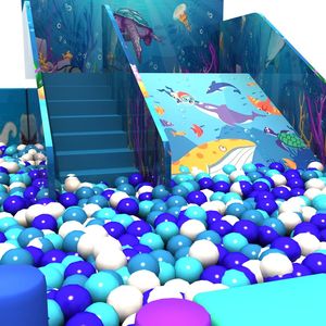 Nuevo Diseño, Buena Calidad, Piscina de Pelotas para Niños Ocean Wind, Castillo Inflable, Equipo de Juego Suave, Toboganes, Área de Juegos Interior de Plástico para el Hogar - Product Image 5