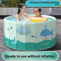 Piscine gonflable en PVC pour enfants, pliable, familiale, grande baignoire de natation pour bébés, pour l'extérieur