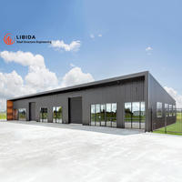 Bâtiment préfabriqué, atelier de soudage métallique préfabriqué, hangar préfabriqué, structure en acier industrielle préfabriquée, entrepôt préfabriqué