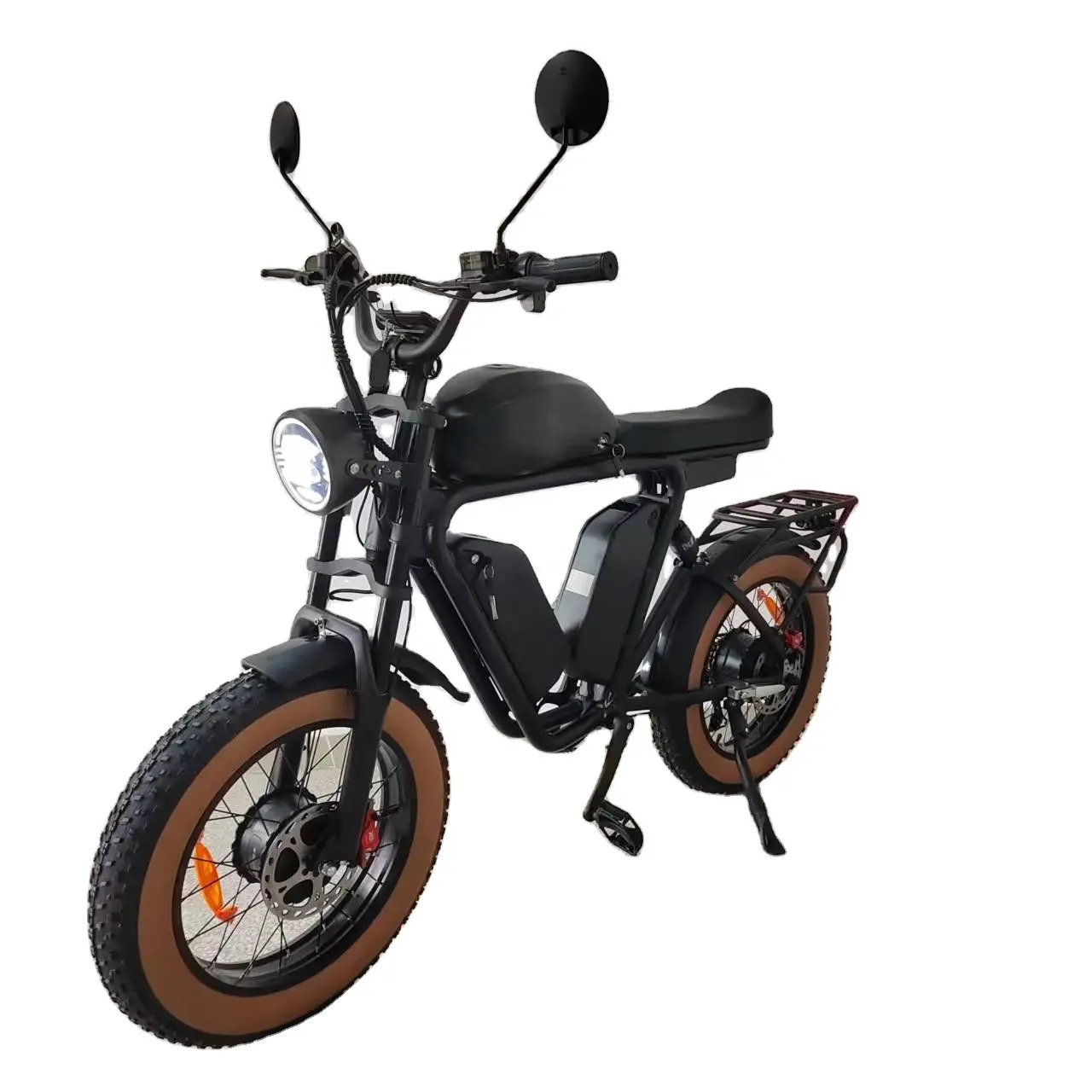 48V Ebike Dual Motor 2000W Triple Battery 70Ah Oil brake Full suspension bicicletta elettrica veloce a lungo raggio all'ingrosso