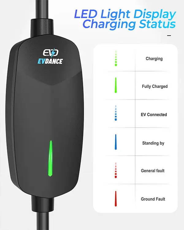 NACS 240V 32A 7.68KW USA แบบพกพา Fast รถ EV สถานีชาร์จสําหรับ Tesla รุ่น 3 S โทรศัพท์มือถือผู้ถือ