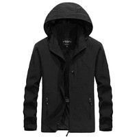 Blouson bomber léger brodé pour homme, style décontracté, coupe-vent, à capuche, pour la randonnée, fin, transfrontalier