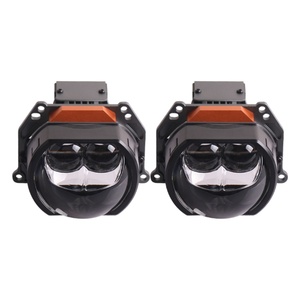 Car Headlights ClASSIC 12V 5500K 73W 3.0 Inch Blue Coasted Bi-led Projector Lens for High Low Beam Universal Car Retrofit Item - Product Image 2