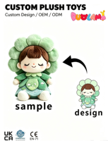 Peluche personnalisée, personnage mignon, jouet en peluche doux pour enfants, cadeau, conception personnalisée OEM ODM, jouet en peluche sur mesure