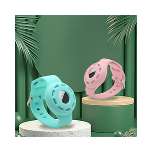 Funda de Silicona Líquida Antipérdida para <span class=keywords><strong>AirTag</strong></span> con Cordón, Diseño Deportivo Resistente a Impactos, Correa de Muñeca con Alivio de Tensión - Product Image 3