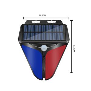 Sistema de Seguridad Solar LED para el Hogar, Lámpara de Pared Exterior con Sensor de Movimiento, Alarma, Indicador de Advertencia, Luz Estroboscópica Antirrobo, Clasificación de Impermeabilidad IP65 - Product Image 3