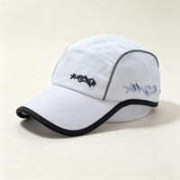 Casquette Trucker 5 Panneaux Brodé Personnalisé à Marque Privée, Performance, Logo Personnalisé, Maille Respirante, Séchage Rapide, Casquette de Baseball d'Extérieur