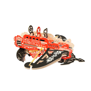 Ensemble de jouets d'<span class=keywords><strong>action</strong></span> d'anime <span class=keywords><strong>en</strong></span> <span class=keywords><strong>bois</strong></span> pour bricolage, kits de modèles d'arc de voleur fantôme, assemblage d'affichage de jeu de cosplay inspiré de collection requis - Product Image 2
