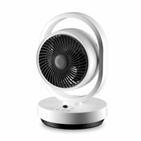 Ventilateur de table pliable intelligent ZHIYIN avec rotation à 360°, minuterie mécanique, 3 vitesses, 3 pales, 25W pour usage domestique et extérieur
