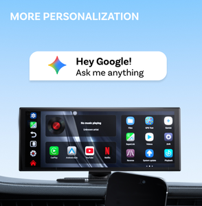 Navigateur GPS sans fil Apple CarPlay Android Auto, écran tactile 11,4 pouces, caméra arrière, cartes mondiales, garantie 1 an, portable - Product Image 4