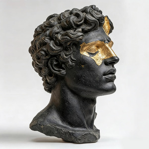 Statuette in Resina Personalizzate, Scultura d'Arte del <span class=keywords><strong>David</strong></span>, Busto Moderno di <span class=keywords><strong>David</strong></span> per Decorazione d'Interni, Regali Aziendali - Product Image 1