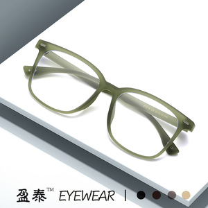 กรอบแว่นตาทรงสี่เหลี่ยม TR90 ป้องกันแสงสีฟ้า สำหรับทุกเพศ เลนส์ใส - Product Image 5