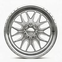 SL 22X14 28X14 20X12 24X14 Roda Truk Tempa Tunggal Super Poles Khusus dengan 8X180 8X170 8X165.1 untuk Chevy 2500HD Ford F250