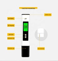 pH-mètre numérique blanc de qualité industrielle 0-14 avec précision de 0,1 pH, stylo pH haute précision, grand écran LCD pour liquide antigel