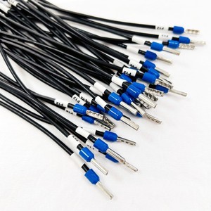 Maßgefertigte Einzeldraht-Kabelkonfektion mit Crimpanschlüssen, Ferrulen und Schrumpfschlauch für Elektrische Geräte - Product Image 2