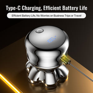 Afeitadora Eléctrica Rotativa 7D Especializada <span class=keywords><strong>para</strong></span> <span class=keywords><strong>Cabeza</strong></span> Calva, Recargable Tipo-C, Inalámbrica e Impermeable <span class=keywords><strong>para</strong></span> Hombres, <span class=keywords><strong>para</strong></span> un Afeitado Preciso - Product Image 3