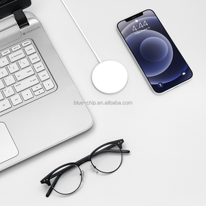 Palette ronde à bobine rapide personnalisée de haute qualité <span class=keywords><strong>tapis</strong></span> de chargeur sans fil multifonctionnel pour téléphone de base pour le chargement de bureau vente en gros - Product Image 2