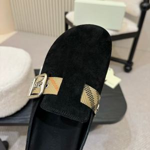 Chaussures plates antidérapantes noires personnalisées, style coréen, légères, chaudes et moelleuses, pour l'hiver, livraison directe, de luxe, de créateur - Product Image 3