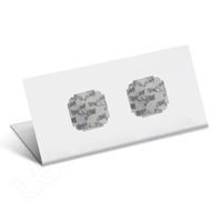 Autocollant d'étiquette adhésif 3D nano micro optique personnalisé feuille transparente d'autocollant lenticulaire anti-hologramme pour emballage de marque