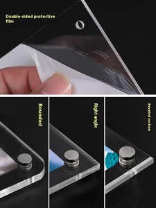 Trang trí nội thất rõ ràng vít không khung A4/A5 Kích thước Acrylic khung ảnh pha lê Tabletop trang trí giấy chứng nhận cho sự tăng trưởng của bé - Product Image 2
