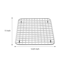 Lanejoy Grille de vidange d'évier en acier inoxydable pour cuisine, salle de bain, sous-sol, garage