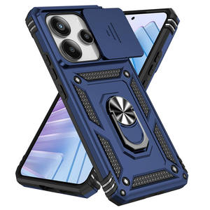 Funda de teléfono con soporte de anillo de grado de ventana deslizante a prueba de golpes para Redmi Note 14 4G - Product Image 3