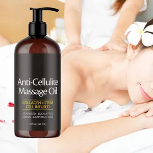 private label pure essential oils hot anti cellulite slimming oil massage organic