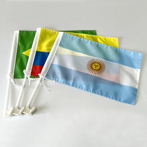 Bandera de poliéster para coche, bandera nacional de Iran usada en el coche, León, venta directa de fábrica - Product Image 5