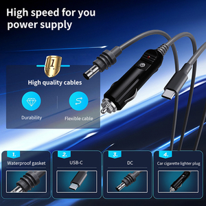 18AWG 5M/16.5ft DC để sạc Xe hơi điện starlink Cáp Mini 3-in-1 không thấm nước với áo khoác TPE 100% chức năng và thiết thực - Product Image 5