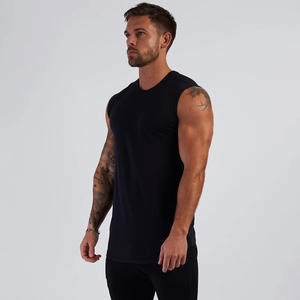 Débardeur de fitness pour hommes OEM 100% coton à séchage rapide coupe-vent sans manches pour adultes XS-XXL tailles vêtements de sport grande taille - Product Image 2