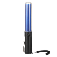 Bâton de signalisation routière de 26 cm, bâton lumineux de concert, conception à clip latéral, baguette de signalisation, lampe d'avertissement LED, 3 modes clignotants