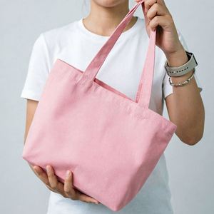 Eco Friendly Reusable Blank Canvas Tote <b>Gift</b> Shopping Cotton Handle Bag Custom Logo Printing Promotional Advertise Handbag - Product Image 1
