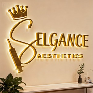 Lettres en acrylique découpées au laser LC Sign, enseigne personnalisée pour entreprise, logo et enseignes de réception, enseigne de salon - Product Image 2