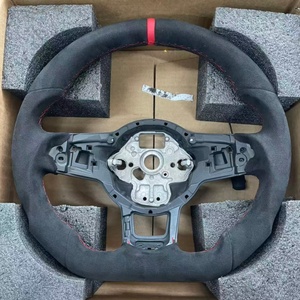 Volante <span class=keywords><strong>de</strong></span> gamuza en stock para Volkswagen VW <span class=keywords><strong>Golf</strong></span> 5 6 7 7.8 R 7R MK5 MK6 MK7 <span class=keywords><strong>GTI</strong></span> Polo Passat B7 B8 Tiguan CC - Product Image 1