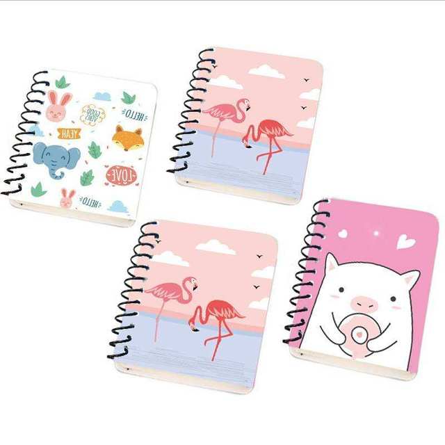 Personalised Notebooks Stationery With Custom School Cartoon Spiral Diary Korean Kids Unicorn Journal Mini A7 Cute Notebook
