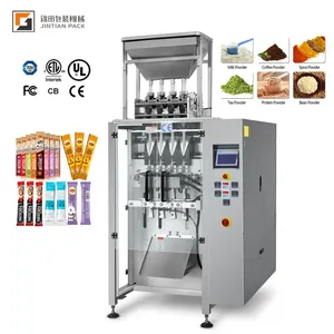 CE Automatic Multi-lanes 6 lanes Strip Packaging Machine for Granular Solid Food Sugar Salt